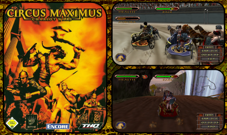 Обложка и кадры из игры