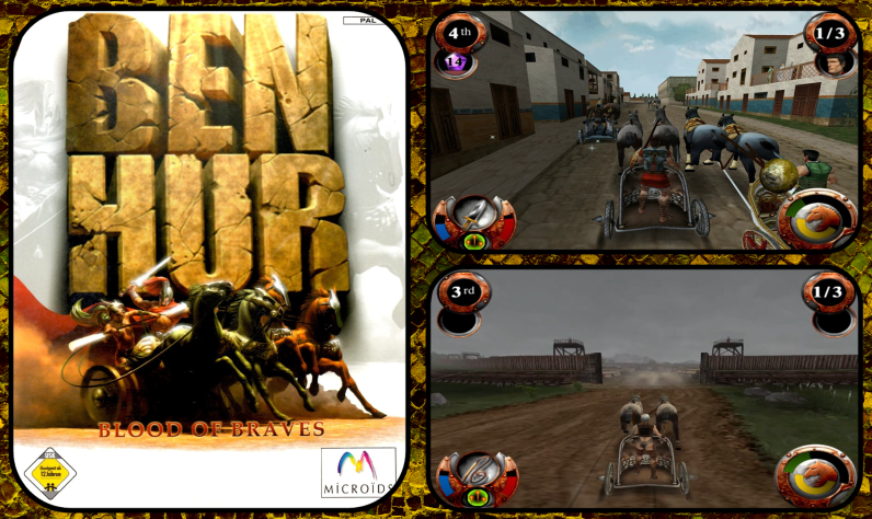 Обложка и кадры из игры