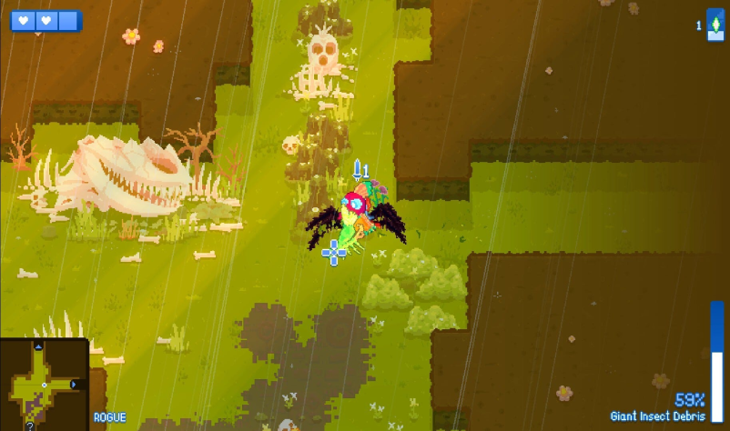 Что это там, на локации? Птица? Растение? Паук? Кто бы знал…