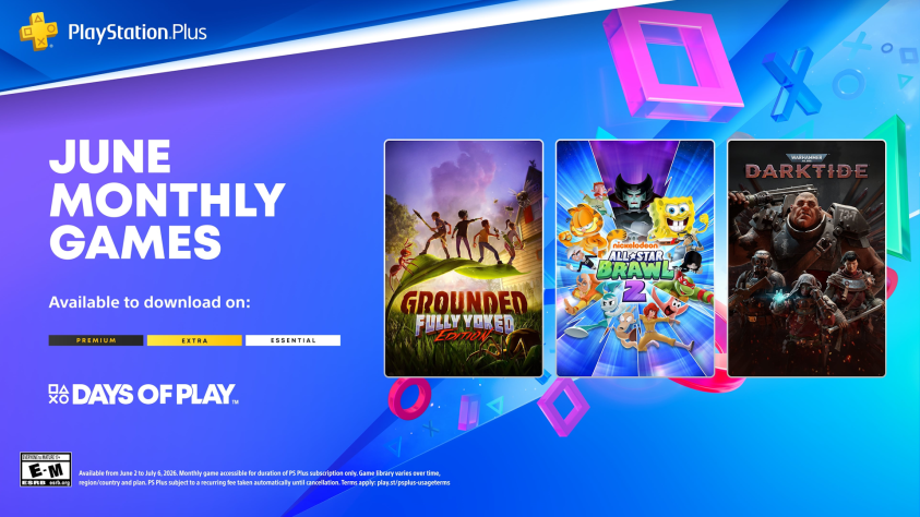 PS+ в июне — Grounded, Nickelodeon All-Star Brawl 2 и Warhammer 40,000: Darktide PS+ в июне — Grounded, Nickelodeon All-Star Brawl 2 и Warhammer 40,000: Darktide