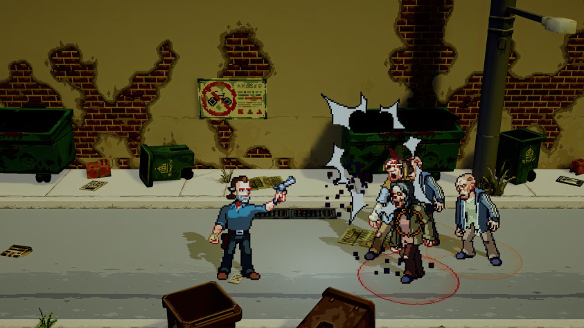 Анонс The Walking Dead: Streets of Survival — аркадного битемапа по мотивам «Ходячих мертвецов»