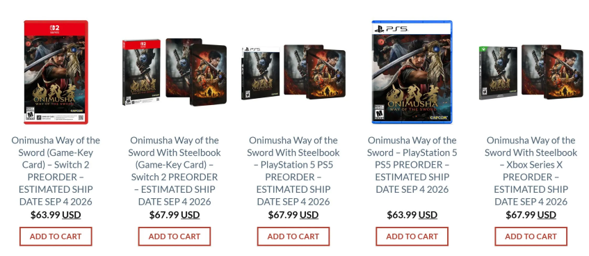Слух: релиз Onimusha: Way of the Sword могут перенести на начало сентября Самурай с мечом в игре Onimusha: Way of the Sword