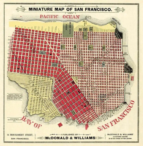 Планировка Сан-Франциско&amp;nbsp;— линейная (полосовидная).