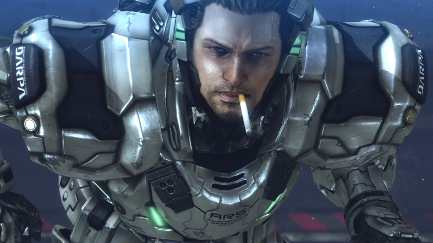 Лицо человека, которому в очередной раз не дали спокойно покурить