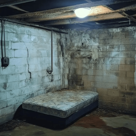 Покрути предмет "матрас", нажми кнопку действия, чтобы распороть его и найти "ключ", открывающий стиральную машину с запертой внутри стрелкой часов