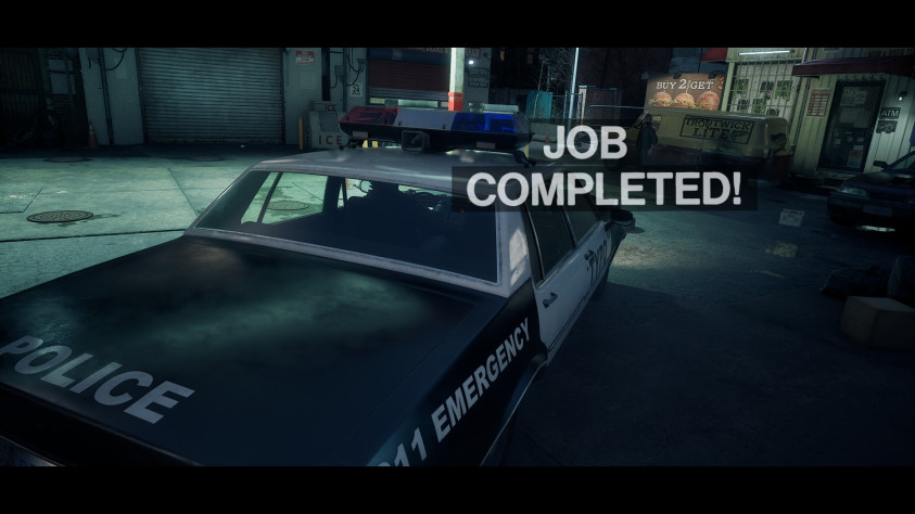 А ещё можно угнать полицейскую машину и врубить сирену. Управляется немного иначе. Больше плюсов нет