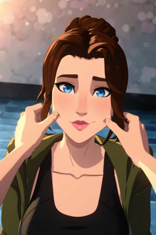 Даже будучи обычным человеком она просто милашка!