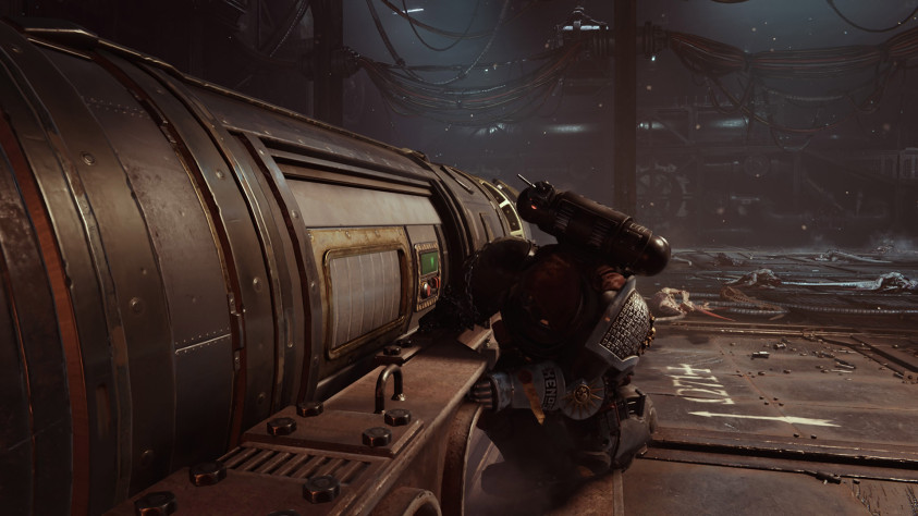 Очень большая пушка, но стреляем мы из нее в катсцене.