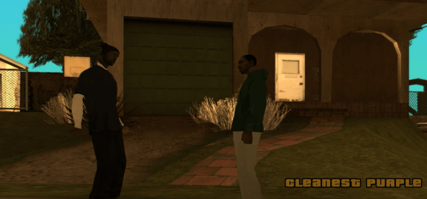 ГГ мода это брат CJ, Брайан. Которому вроде 15-16 лет, но он только и делает что убивает Баласов, Вагосов и других