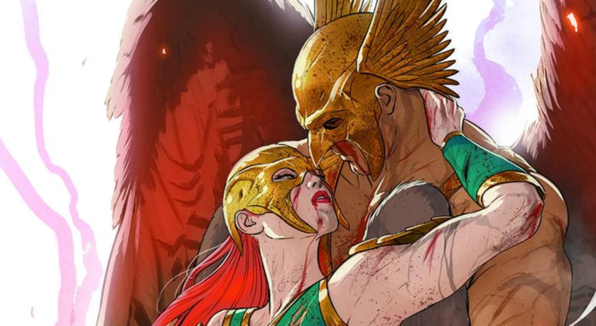 Картер Холл (Человек-Ястреб) и Шайера Хол (Женщина-Ястреб). Любовь, крепнущая с каждой реинкарнацией.&amp;nbsp;