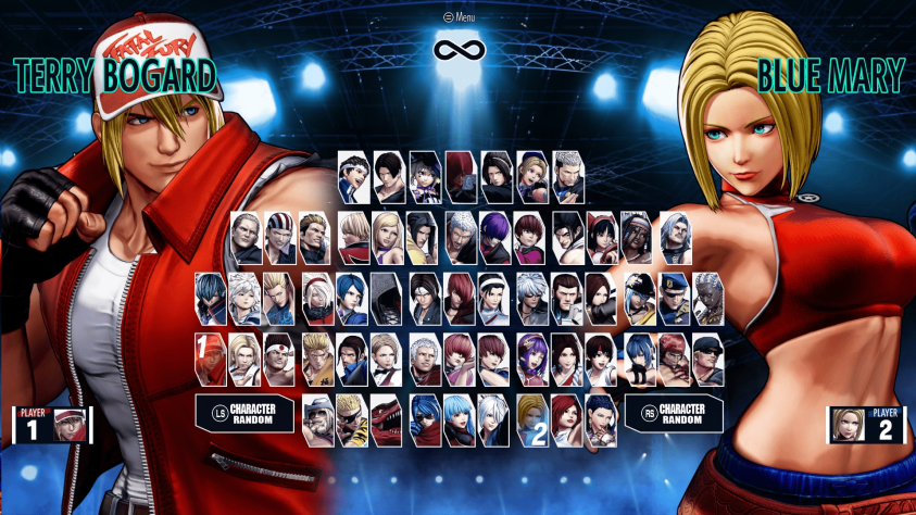 Терри Богард и Блю Мэри (Fatal Fury, The King of Fighters).