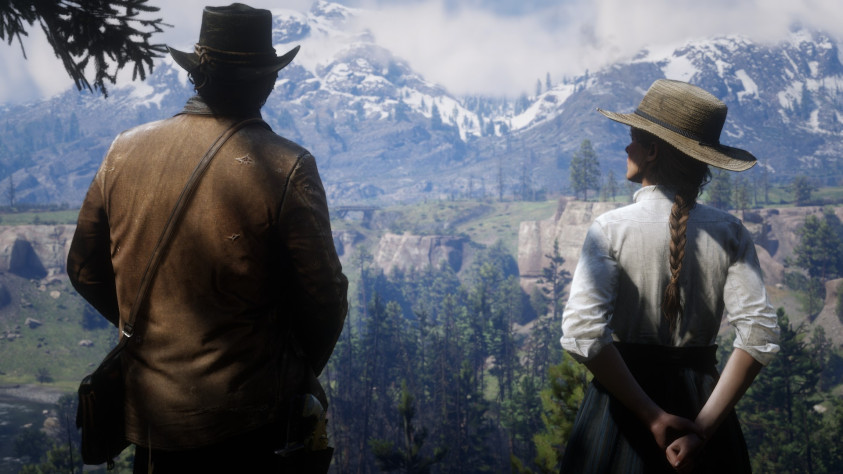 Артур и Сейди любуются красотами технологического достижения.