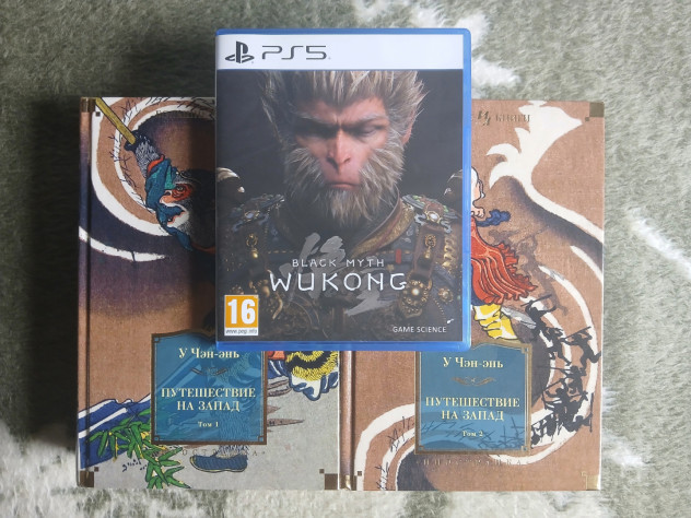 Black Myth Wukong прошёл сначала на ПК на 100% достижений, но игра настолько понравилась, что купил диск для PlayStation 5 и там ещё выбил платиновый трофей.