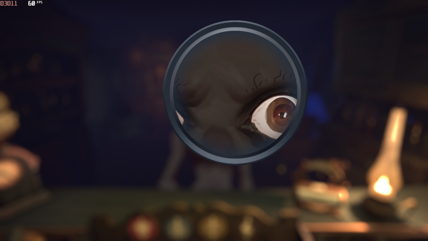 Лупа в действии