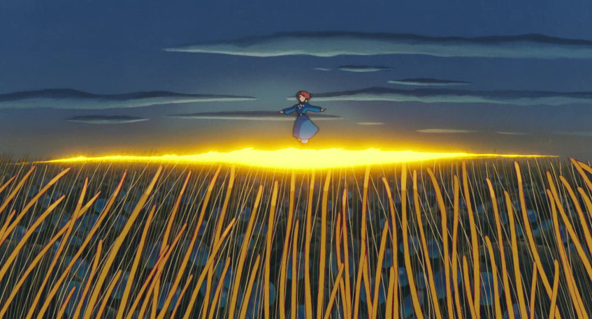 Омы буквально возвращают Навсикаю к жизни, исцеляя её раны своими усиками, формирующими золотое поле чистого света