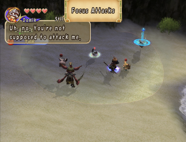 Но я хочу атаковать тебя...