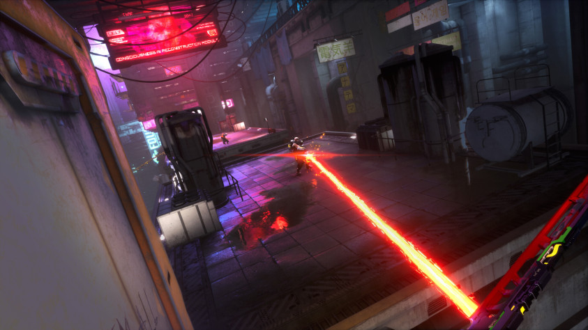 Скорость и высокая цена ошибки формируют поведение игрока.Источник: Ghostrunner 2