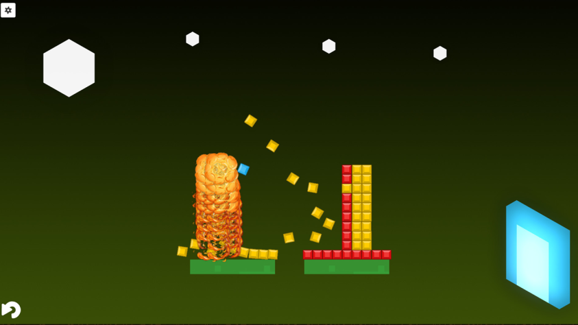 Геймплей первой игры Zup!, как и всей открытой ею серии, максимально прост:&amp;nbsp;нужно
закинуть кубик в специальную зону, которую закрывают различные геометрические
фигуры. Таких игр полным-полно на мобильных телефонах, Zup! никто не заметил бы, если бы не количество ачивок