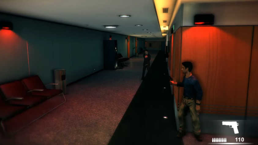 Стрельба в игре поистине инновационна. Герой безошибочно попадает во врагов вслепую, из-за угла. Да, не требуется даже целиться в противника, чтобы поразить его. А какое тут метание гранат... Мой физрук ударил бы меня по лицу за такое метание, ведь он всегда говорил: "Гранату
нужно кидать так, чтобы кроме вас еще кого-нибудь убило". 