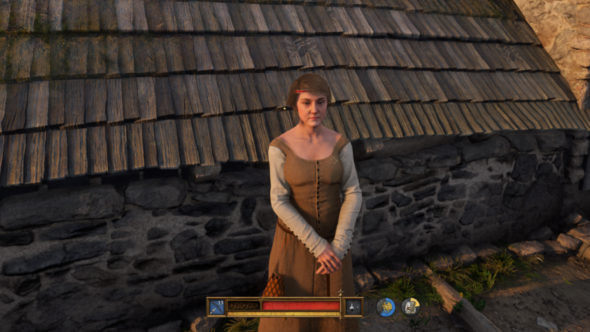 Еще один повод усомниться в историчности игры: в
игре слишком много женщин без головных уборов. В средние века общественная
мораль и церковь требовали, чтобы после замужества женщина обязательно носила
головной убор в публичных местах.