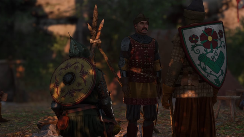 Присутствие половцев (куман) в игре исторично:
они бежали от монголов из днепровских земель в середине XIII века и нашли приют в
венгерских владениях, где стали охранять границы. Сигизмунд привел их в Богемию в
качестве наемного войска.