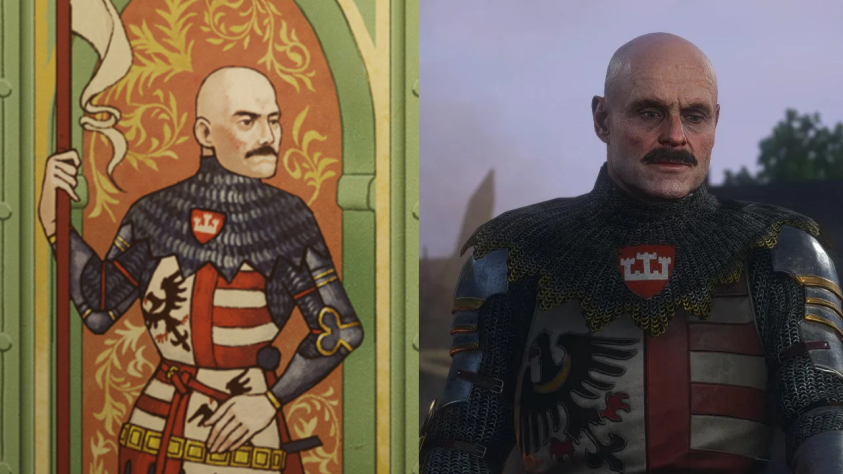 Чтобы исполнить месть Индро, сценаристам
пришлось добавить Маркварту лишний год жизни. Однако способ исполнения мести
они постарались приблизить к реальным обстоятельствам гибели Маркварта: Индро
встречается с ним, уже умирающим от ранения.