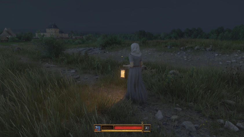 В игре можно встретить даже саму Смерть. Она идет
по дороге в образе пожилой женщины с фонарем и спрашивает у героя, почему он
только сейчас решил подойти к ней, ведь она часто была с ним рядом.