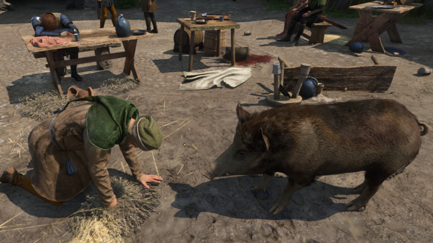 После сожжения Скалицы, согласно хроникам,
уцелели только некая старуха и… нет, не сын кузнеца Индро, а свинья. В
буквальном смысле. Возможно, вот эта.