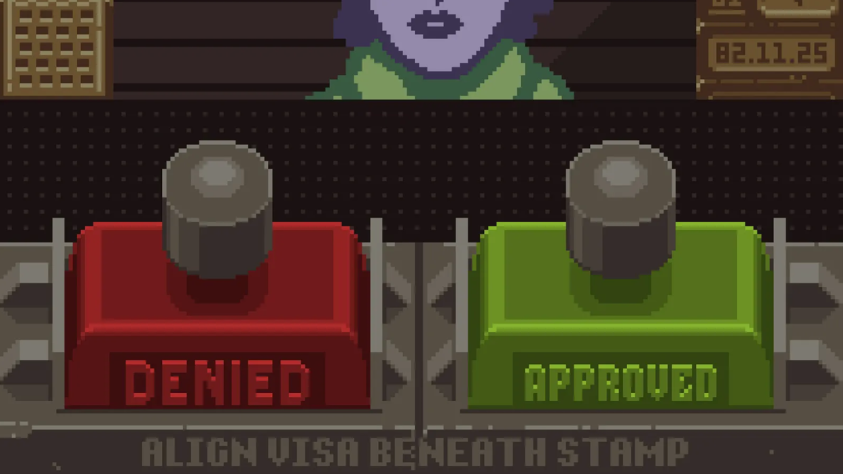 Думаете, это просто штампы? Это воплощенная власть. Papers, Please существует в мире, где ты сразу понимаешь, какой выбор правильный, и что, сделав его, ты поплатишься. Близко к такому посылу также подходила This War of Mine.