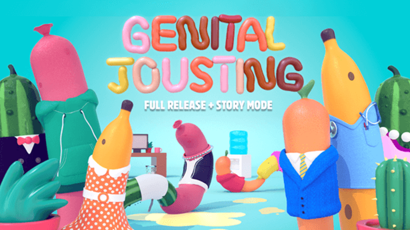 Игра многопользовательская, но имеется и сюжет: работяга
Джонни ищет девушку на встречу выпускников своей школы. Только в этой игре вы получите ачивку
за то, что всегда финишируете первым. Несмотря на всю свою несерьезность, игра про вялые нарисованные
пестики многих оскорбляет больше, чем психопатическая кровавая бойня в Broforce. Такие времена.