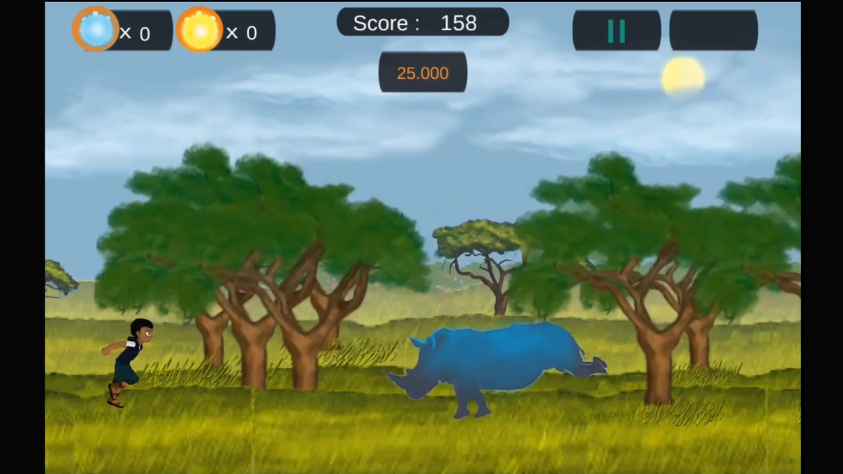 Как и в первоисточнике, персонаж The Boy in Savannah просто бежит вперед и перепрыгивает через препятствия. При этом он одет по-западному - так африканские разработчики пытаются противостоять устоявшимся представлениям об "Африке в набедренной повязке".&amp;nbsp;