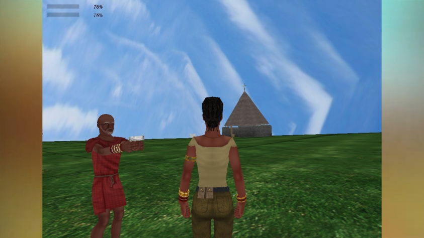 Первая игра, созданная в Африке южнее Сахары, -&amp;nbsp;Adventures of Nyangi 2007 года от кенийской студии Leti Arts. По словам разработчиков, они вдохновлялись Tomb Raider, но двух главных особенностей той старой Лары Крофт в африканском исполнении на скриншоте не видно. Их там и нет.