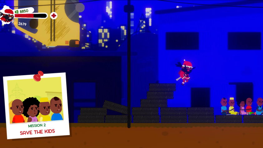 Умельцы из Deluxe Creation Studios обещают в Steam ремейк мобильной игрушки Rasta Santa 2010 года. Африканский Санта спасает детей от злодеев под ритмы регги. Почему он растаман? Даже у супергероев должны быть недостатки.