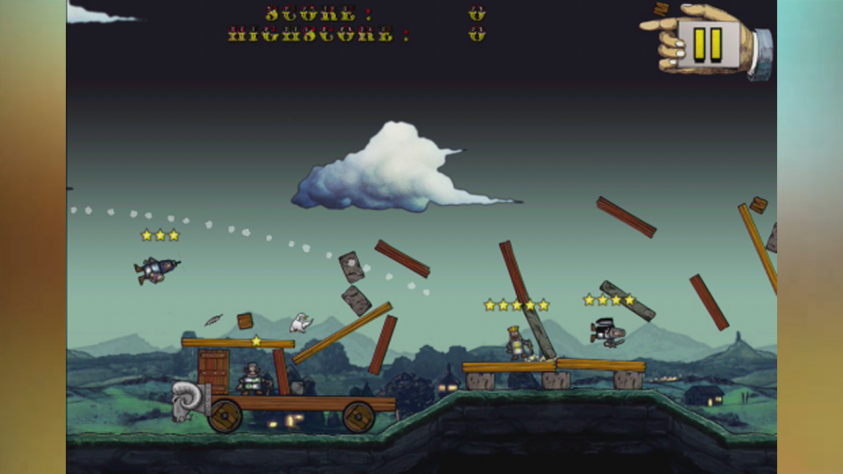 Неожиданная "коллаборация": в 2011 году южноафриканская Luma Arcade выпустила мобильную игру Monty Python's Cow
Tossing. Сама игра заимствует механики из Angry Birds&amp;nbsp;и&amp;nbsp;Crush the Castle и страдает рядом багов, но самое интересное не в этом. В ЮАР вспомнили эпизод из британской комедии 1975 года "Монти Пайтон и Священный Грааль», в котором французы метали коров из катапульты в английских солдат.