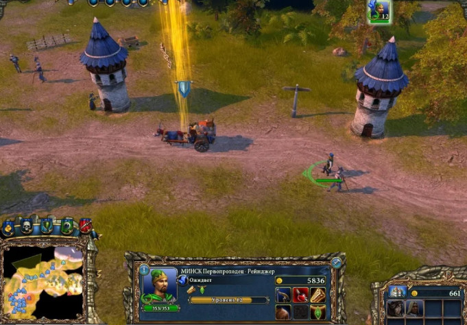 Башни нужны:
ещё не все логова хищников разрушены, а сопровождать каждый караван – дорого, и
один герой не справится.