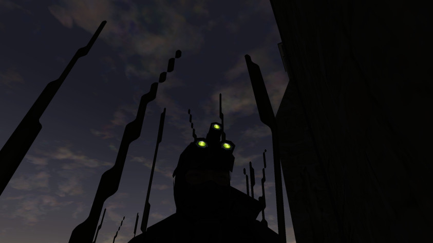 К сожалению, гифки грузить нельзя. Поверьте мне на слово, тут трава движется (не вся, но все же) и облака (все)