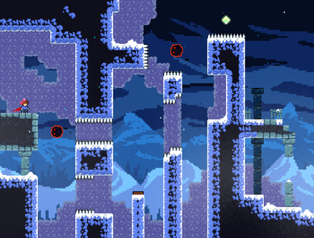 I wanna find a cure. Например уровень задизайненый под Celeste.