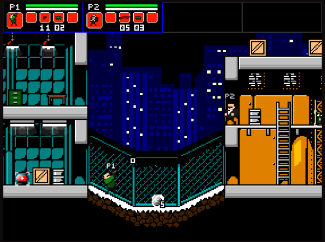 С виду не скажешь, но оригинальная флеш версия Superfighters  была одной из самых весёлых игр которые я знаю. Только в ней под контроль давали реальных Супер бойцов, которые могут впитывать несколько хедшотов из снайперки и подрывать гранаты в воздухе попадая в них из пистолета. Даже попав под снаряд из рпг настоящий Супербоец не разлетался на куски, он, насаженный на этот снаряд, мог управлять им и, разумеется, разворачивал его на 180 градусов и забирал вместе с собой в могилу врага.