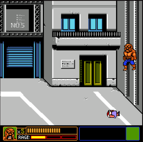 В первом Double Dragon был баг из-за которого на первом уровне можно было подняться по стене и выйти за карту сломав игру, баг был добросовестно перенесён в игру.