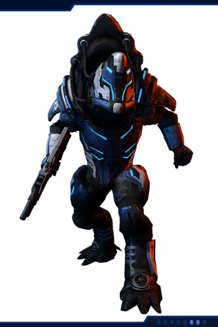 Опасные ребята были, в конце игры их чёт прям много стало. Только в третьей части заметил, что они очень на Мутонов из ребута XCOM похожи.