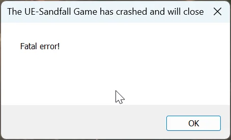 Нельзя не отметить крайне информативное содержание сообщения об ошибке.