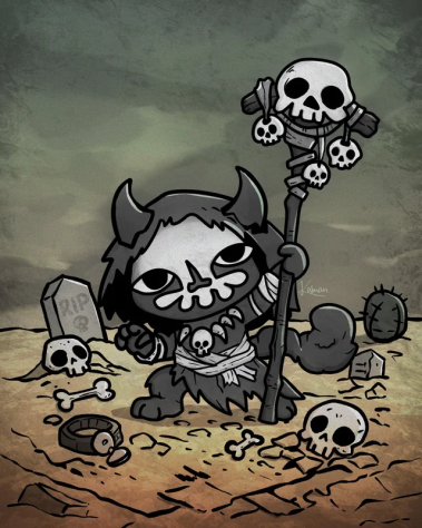 У меня была подобная история с одним из мини-боссов второго акта - кота некроманта по имени Morana.