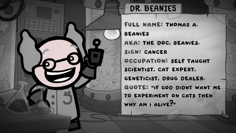 Помимо обычных учёных занятий, он также числится как Drug dealer. Может он и мет в фургоне своём варит.