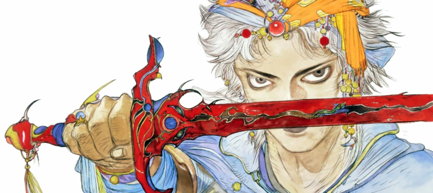 Аналогично ситуация с главным героем Final Fantasy 2, по имени Фирион. Амано выполнил потрясающую работу с дизайном, но к сожалению его работа не нашла себе места в оригинальной игре.
