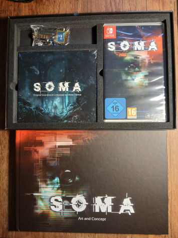 Про ONTOS точно что-то буду писать, ибо SOMA это прям одна из любимых игр. Думал про распаковку коллекционного издания что-то написать, но ничего крутого там как будто не оказалось, и текст не сошёлся.