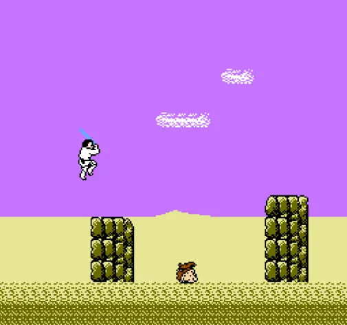 Даже графически, это самая обычная игра для NES