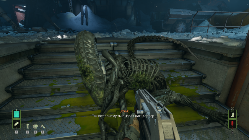 Да и с gore&amp;nbsp; в игре всё бедновато, припоминая Aliens vs predator 2010 чужие там от импульсной винтовки чуть ли не на части разрывало а тут пару дырок в теле, не порядок