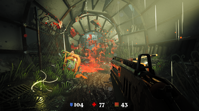 В игре есть небольшие интерактивные ловушки для врагов.