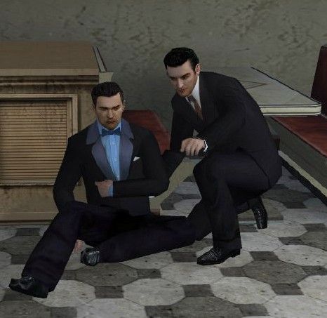 Он сидит в шоке