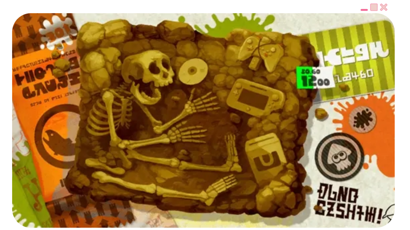 Одна из записок в первой Splatoon.